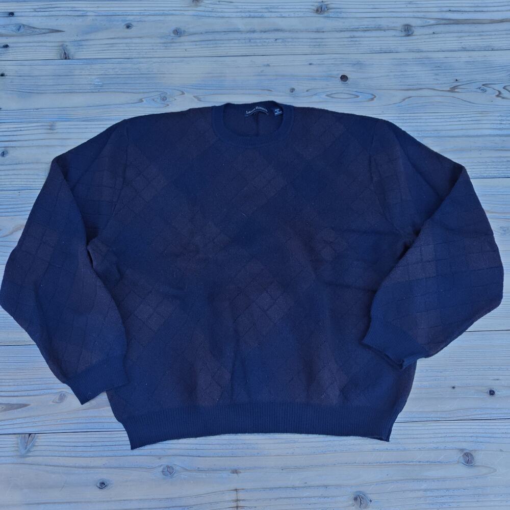 Lenor Romano Men's Size XL Brown Wool Sweater Made In Uruguay